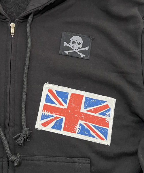 SK8ER ROCK(スケーターロック)の「BRIT RIOT スウェットジップフーディー(ブラック)(パーカー・レディース・その他・FREE)」の5枚目の写真