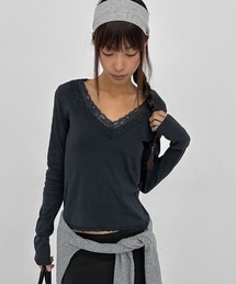 [MADE] ベオレースディープVネック長袖Tシャツ