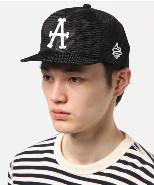 ALDIES（アールディーズ）の「Mesh A Cap オールメッシュ Aキャップ（キャップ・メンズ・ブラック/その他1/その他2・FREE）」の11枚目の写真