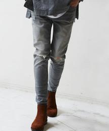 MONKEY TIME | ＜monkey time＞ ∴ クラッシュ デニムスキニーパンツ(デニムパンツ)