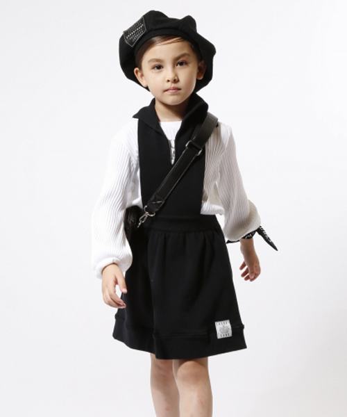 CHUBBYGANG（チャビーギャング）の「セーラーカラーワンピース（ワンピース・キッズ・ネイビー/ブラック・150/140/160/120/110/130/100）」の3枚目の写真