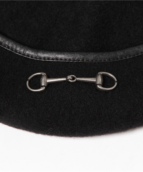 MOUSSY（マウジー）の「CHAIN BERET（キャップ・レディース・ブラック/グレー/グリーン・FREE）」の6枚目の写真