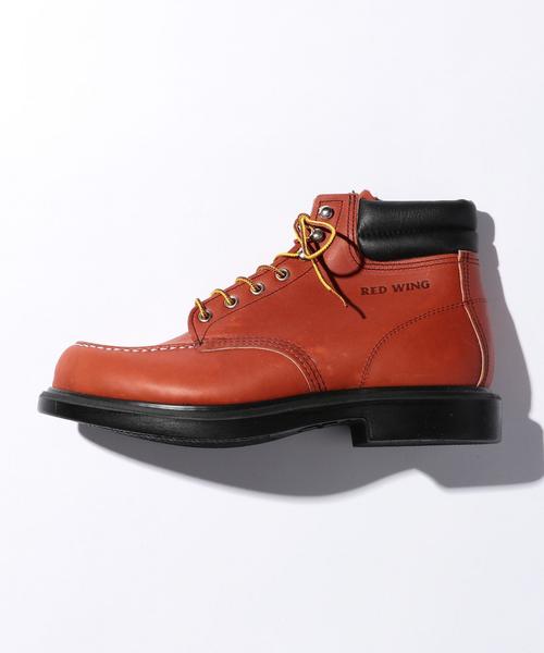 RED WING（レッドウィング）の「＜RED WING（レッドウィング）＞ MocTOE SUPERSOLE/ブーツ（ブーツ・メンズ・ブラック/ベージュ/ブラウン・9/7h/9h/8h/8）」の5枚目の写真