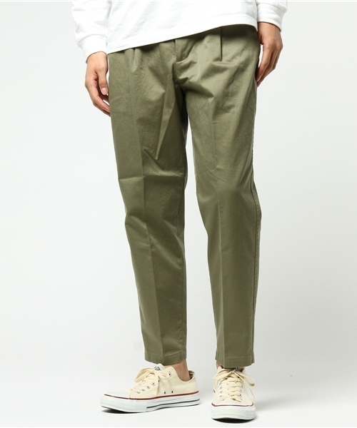 GLOSTER（グロスター）の「ワンタックアンクルパンツ（その他パンツ・メンズ・カーキ/ベージュ/ネイビー・L/S/M）」の3枚目の写真