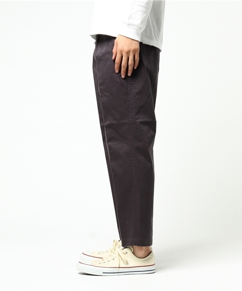 GLOSTER（グロスター）の「ワンタックアンクルパンツ（その他パンツ・メンズ・カーキ/ベージュ/ネイビー・L/S/M）」の9枚目の写真