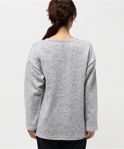 VENCEEXCHANGE（ヴァンスエクスチェンジ）の「ライトスライバークループルオーバー（ニット/セーター・レディース・ライトグレー/ブラック・MEDIUM）」の7枚目の写真