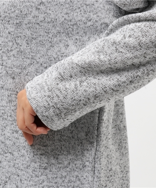 VENCEEXCHANGE（ヴァンスエクスチェンジ）の「ライトスライバークループルオーバー（ニット/セーター・レディース・ライトグレー/ブラック・MEDIUM）」の9枚目の写真