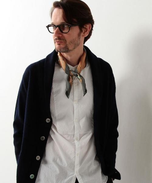 UNITED ARROWS（ユナイテッドアローズ）の「USET シルク ビーバー スカーフ◆（バンダナ/スカーフ・メンズ・モカ・FREE）」の6枚目の写真