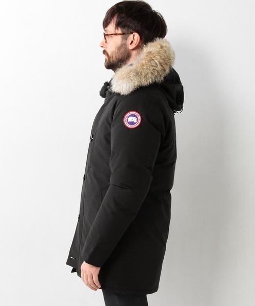 CANADA GOOSE（カナダグース）の「＜CANADA GOOSE（カナダグース）＞ JASPER PARKA †（ダウンジャケット/コート・メンズ・ブラック/ネイビー・LARGE/MEDIUM/X-LARGE/X-SMALL/SMALL）」の11枚目の写真