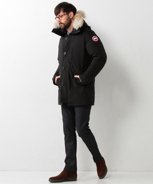 CANADA GOOSE（カナダグース）の「＜CANADA GOOSE（カナダグース）＞ JASPER PARKA †（ダウンジャケット/コート・メンズ・ブラック/ネイビー・LARGE/MEDIUM/X-LARGE/X-SMALL/SMALL）」の12枚目の写真