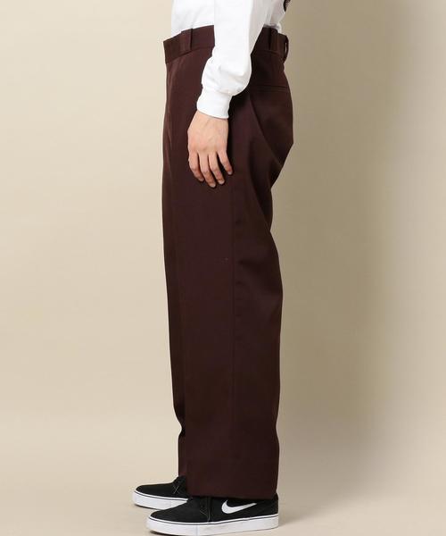 Dickies（ディッキーズ）の「【別注】＜Dickies＞ PINTUCK PT/パンツ ◆（スラックス・メンズ・ブラック/ベージュ/ブラウン/ネイビー・LARGE/MEDIUM/SMALL）」の12枚目の写真
