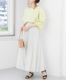 URBAN RESEARCH |  UR コットンシルクギャザースカート　(スカート)