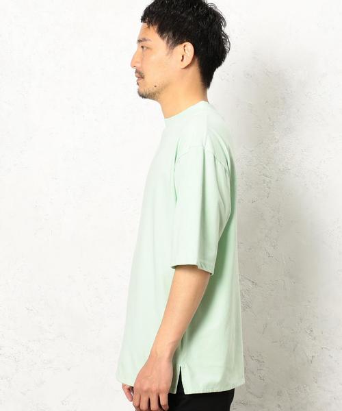green label relaxing（グリーンレーベルリラクシング）の「BC DRY WIDE HI/N 5/SL 5分袖 Tシャツ＜機能性素材＞ ◆（Tシャツ/カットソー・メンズ・ライム/クリーム/ロイヤルブルー/ライトグレー・SMALL/LARGE/MEDIUM）」の7枚目の写真