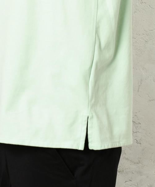 green label relaxing（グリーンレーベルリラクシング）の「BC DRY WIDE HI/N 5/SL 5分袖 Tシャツ＜機能性素材＞ ◆（Tシャツ/カットソー・メンズ・ライム/クリーム/ロイヤルブルー/ライトグレー・SMALL/LARGE/MEDIUM）」の22枚目の写真