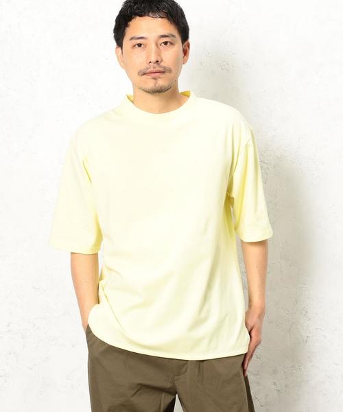 green label relaxing（グリーンレーベルリラクシング）の「BC DRY WIDE HI/N 5/SL 5分袖 Tシャツ＜機能性素材＞ ◆（Tシャツ/カットソー・メンズ・ライム/クリーム/ロイヤルブルー/ライトグレー・SMALL/LARGE/MEDIUM）」の12枚目の写真
