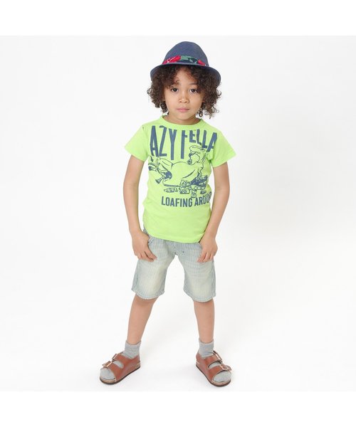 BREEZE(ブリーズ)の「スタンダードデニムパンツ 5分丈(デニムパンツ・キッズ・ストライプ/ブルー・90/80/140/95/100/120/110/130)」の5枚目の写真