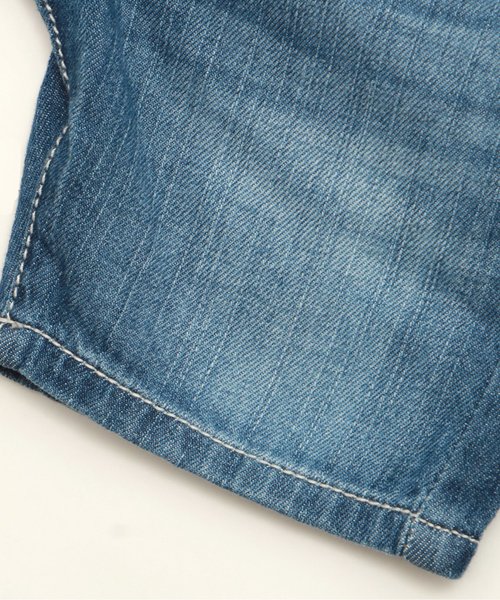 BREEZE(ブリーズ)の「スタンダードデニムパンツ 5分丈(デニムパンツ・キッズ・ストライプ/ブルー・90/80/140/95/100/120/110/130)」の10枚目の写真