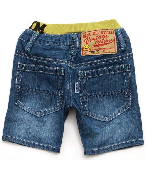 BREEZE(ブリーズ)の「スタンダードデニムパンツ 5分丈(デニムパンツ・キッズ・ストライプ/ブルー・90/80/140/95/100/120/110/130)」の13枚目の写真