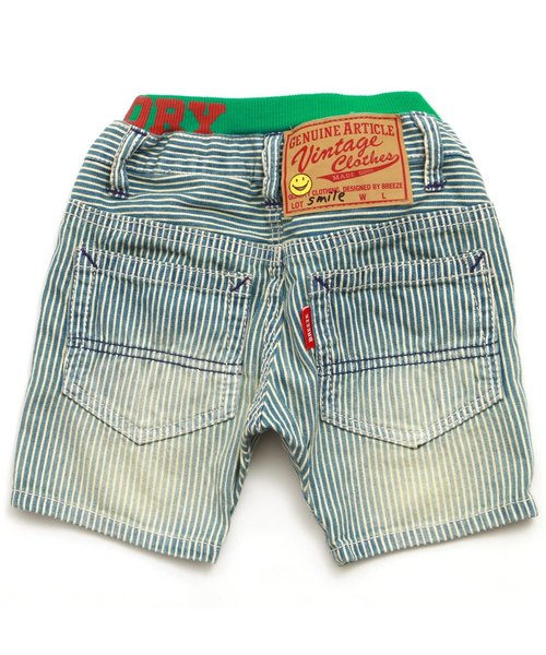 BREEZE(ブリーズ)の「スタンダードデニムパンツ 5分丈(デニムパンツ・キッズ・ストライプ/ブルー・90/80/140/95/100/120/110/130)」の14枚目の写真