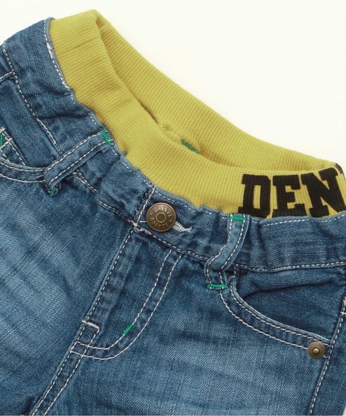 BREEZE(ブリーズ)の「スタンダードデニムパンツ 5分丈(デニムパンツ・キッズ・ストライプ/ブルー・90/80/140/95/100/120/110/130)」の15枚目の写真