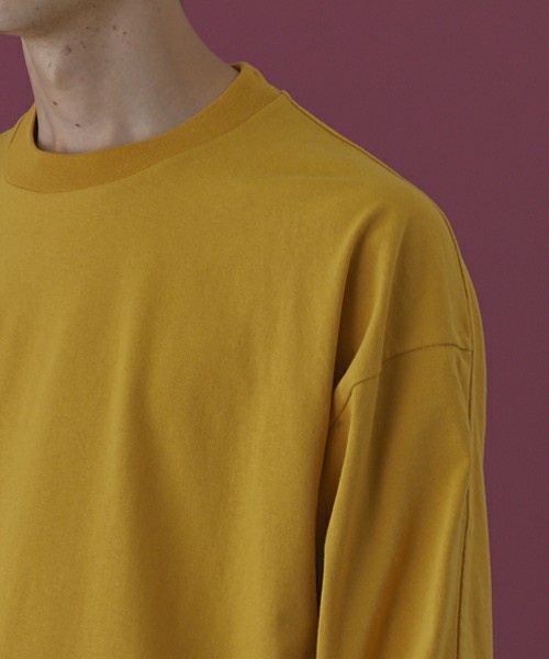 STUDIOUS】STUDIOUS HIGH ドライテンジククルーネックロンT（T