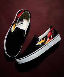 N.T.S 　　Vans フレイムデザイン スリッポン VANS スリッポン フレイムパターン VANS FLAME SLIP ON 24cm バンズ