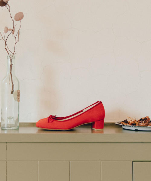 ODETTE E ODILE（オデットエオディール）の「【WEB限定】O バレエ パンプス40●↑（パンプス・レディース・レッド/ブラック/ダークグレー/その他1/ネイビー・22.5cm/22cm/23.5cm/25cm/24.5cm/24cm/23cm）」の4枚目の写真