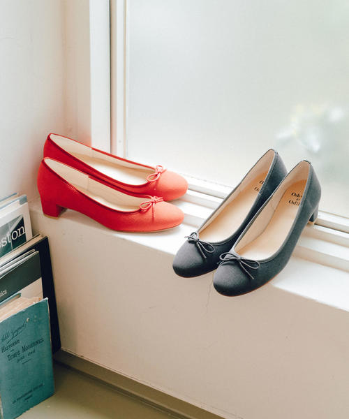 ODETTE E ODILE（オデットエオディール）の「【WEB限定】O バレエ パンプス40●↑（パンプス・レディース・レッド/ブラック/ダークグレー/その他1/ネイビー・22.5cm/22cm/23.5cm/25cm/24.5cm/24cm/23cm）」の7枚目の写真