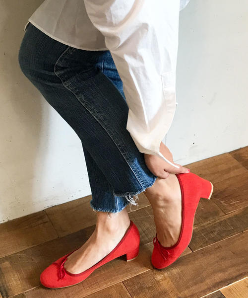 ODETTE E ODILE（オデットエオディール）の「【WEB限定】O バレエ パンプス40●↑（パンプス・レディース・レッド/ブラック/ダークグレー/その他1/ネイビー・22.5cm/22cm/23.5cm/25cm/24.5cm/24cm/23cm）」の9枚目の写真