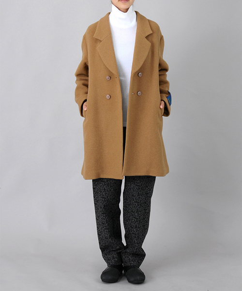 Ne-net（ネネット）の「(S)ライトチェスター（チェスターコート・レディース・ブラウン/ネイビー・02）」の8枚目の写真