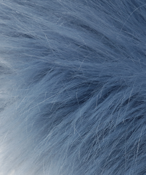 earth music&ecology（アースミュージックアンドエコロジー）の「・エコファーティペット（ストール/ショール・レディース・ブラウン/グレー/サックスブルー・FREE）」の4枚目の写真