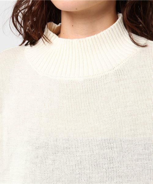 earth music&ecology（アースミュージックアンドエコロジー）の「・BIGニットプルオーバー（ニット/セーター・レディース・ライトグレー/ブラック/アイボリー/ライトピンク・FREE）」の9枚目の写真