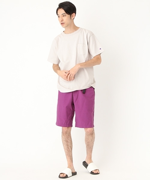 Champion（チャンピオン）の「Champion/別注T1011USTシャツ【niko and ...】（Tシャツ/カットソー・メンズ・ピンク/ブルー/ライトグレー・MEDIUM/X-LARGE/LARGE）」の7枚目の写真