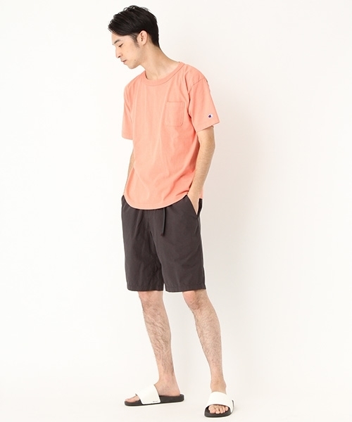 Champion（チャンピオン）の「Champion/別注T1011USTシャツ【niko and ...】（Tシャツ/カットソー・メンズ・ピンク/ブルー/ライトグレー・MEDIUM/X-LARGE/LARGE）」の8枚目の写真