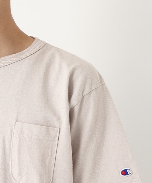 Champion（チャンピオン）の「Champion/別注T1011USTシャツ【niko and ...】（Tシャツ/カットソー・メンズ・ピンク/ブルー/ライトグレー・MEDIUM/X-LARGE/LARGE）」の12枚目の写真