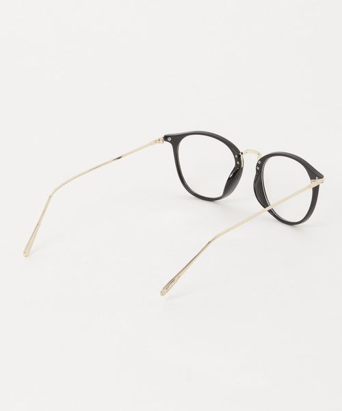 Fun & Daily（ファンアンドデイリー）の「Metal Boston Glasses（メガネ・メンズ・ブラック/クリア・FREE）」の4枚目の写真