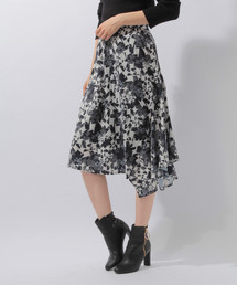 laboratory work | 幾何学アシメヘムスカート(スカート)