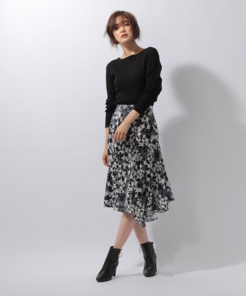 laboratory work（ラボラトリーワーク）の「幾何学アシメヘムスカート（スカート・レディース・ネイビー/イエロー・MEDIUM）」の13枚目の写真