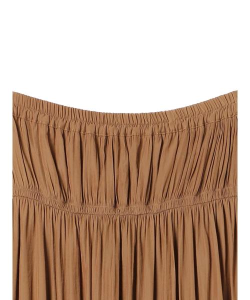 YECCA VECCA（イェッカヴェッカ）の「シャーリングギャザースカート（スカート・レディース・ネイビー/グリーン/キャメル・FREE）」の11枚目の写真