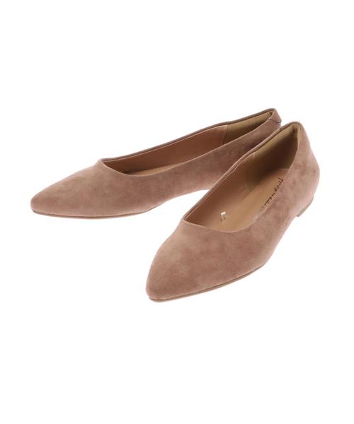 SEVENDAYS=SUNDAY(セブンデイズサンデイ)の「EBLOUNA コンフォートカッターフラットパンプス(パンプス・レディース・ブラック/グレー/ピンク/マスタード/レオパード・M/L)」の8枚目の写真