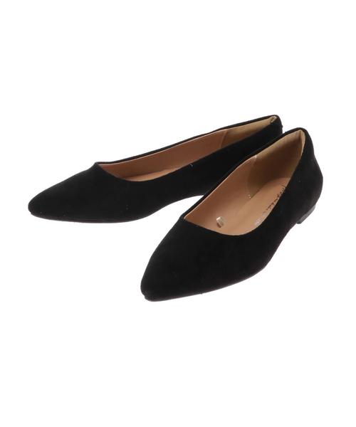 SEVENDAYS=SUNDAY(セブンデイズサンデイ)の「EBLOUNA コンフォートカッターフラットパンプス(パンプス・レディース・ブラック/グレー/ピンク/マスタード/レオパード・M/L)」の9枚目の写真