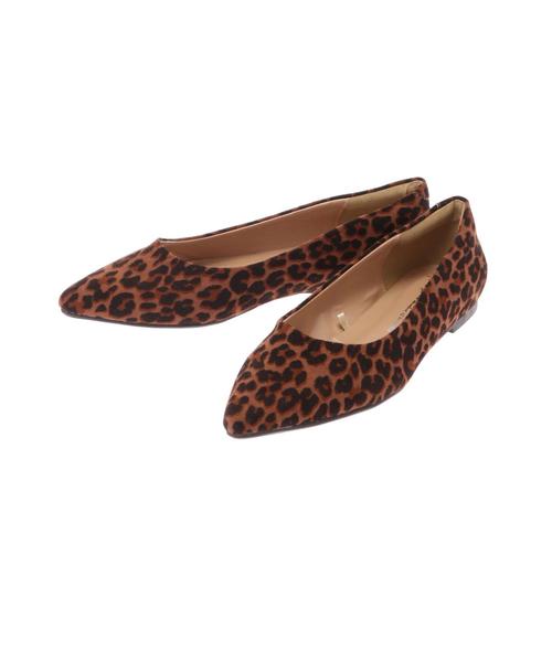 SEVENDAYS=SUNDAY(セブンデイズサンデイ)の「EBLOUNA コンフォートカッターフラットパンプス(パンプス・レディース・ブラック/グレー/ピンク/マスタード/レオパード・M/L)」の12枚目の写真