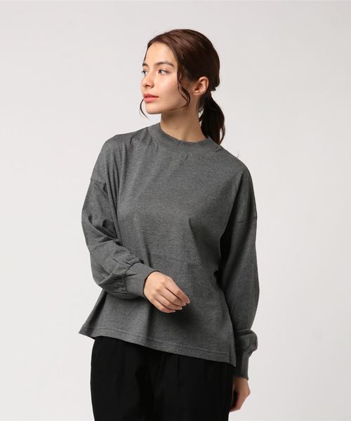 AMERICAN HOLIC(アメリカンホリック)の「・ミニハイネックプルオーバー(Tシャツ/カットソー・レディース・ブラック/チャコールグレー/キャメル・FREE)」の3枚目の写真