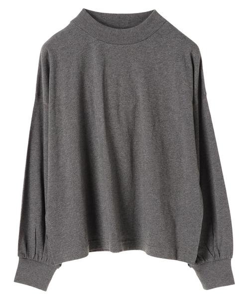 AMERICAN HOLIC(アメリカンホリック)の「・ミニハイネックプルオーバー(Tシャツ/カットソー・レディース・ブラック/チャコールグレー/キャメル・FREE)」の5枚目の写真