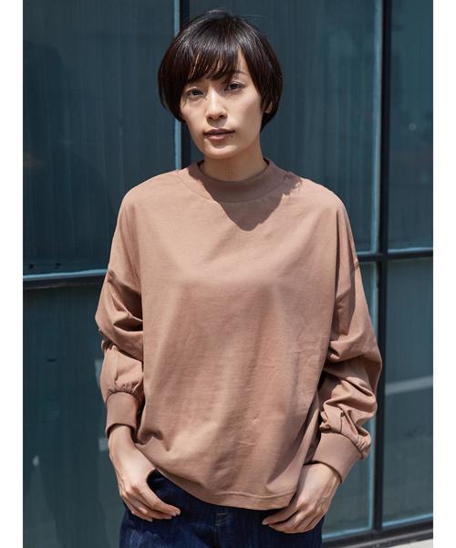 AMERICAN HOLIC(アメリカンホリック)の「・ミニハイネックプルオーバー(Tシャツ/カットソー・レディース・ブラック/チャコールグレー/キャメル・FREE)」の9枚目の写真