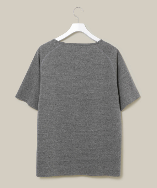 ADAM ET ROPE'(アダムエロペ)の「〈ONOメリヤス〉別注 接結カットオフTシャツ(Tシャツ/カットソー・メンズ・ブラック/グレー・L/M)」の3枚目の写真