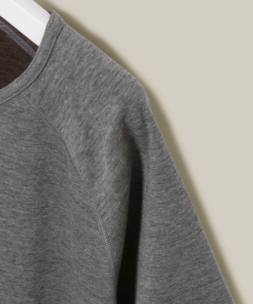 ADAM ET ROPE'(アダムエロペ)の「〈ONOメリヤス〉別注 接結カットオフTシャツ(Tシャツ/カットソー・メンズ・ブラック/グレー・L/M)」の5枚目の写真