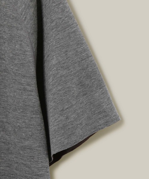 ADAM ET ROPE'(アダムエロペ)の「〈ONOメリヤス〉別注 接結カットオフTシャツ(Tシャツ/カットソー・メンズ・ブラック/グレー・L/M)」の6枚目の写真