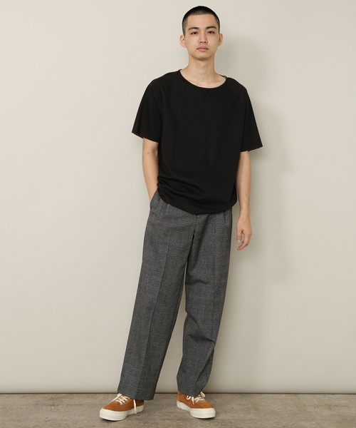 ADAM ET ROPE'(アダムエロペ)の「〈ONOメリヤス〉別注 接結カットオフTシャツ(Tシャツ/カットソー・メンズ・ブラック/グレー・L/M)」の10枚目の写真