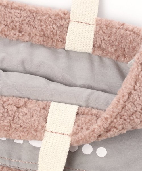 niko and...（ニコアンド）の「オリジナルボアロゴトートM（トートバッグ・レディース・ホワイト/ピンク/セージグリーン・0）」の7枚目の写真